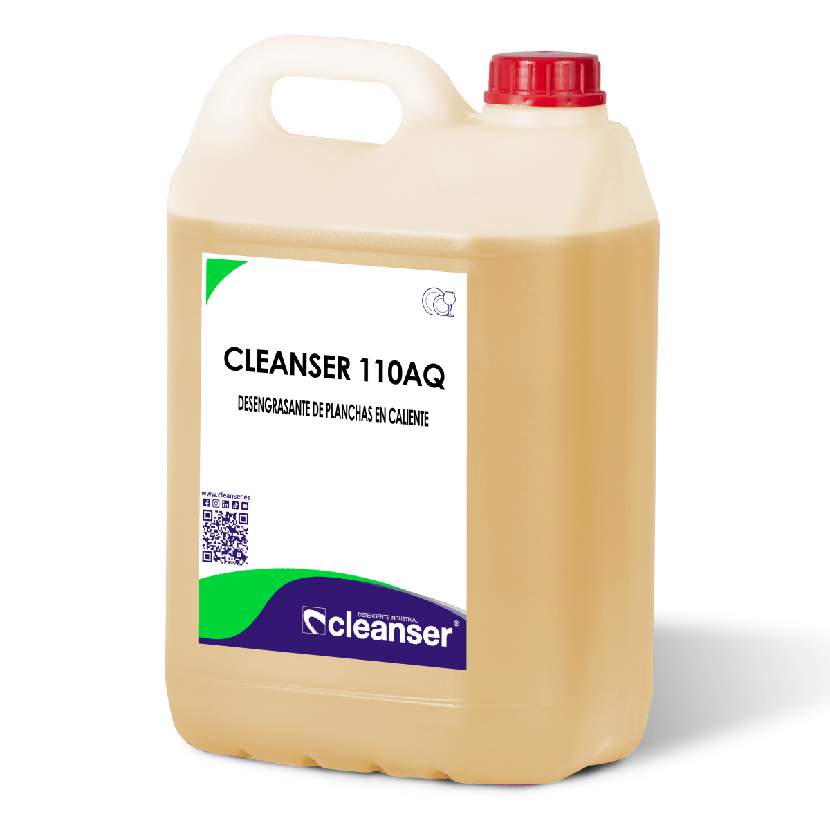 C-110AQ Desengrasante de planchas de cocina en caliente