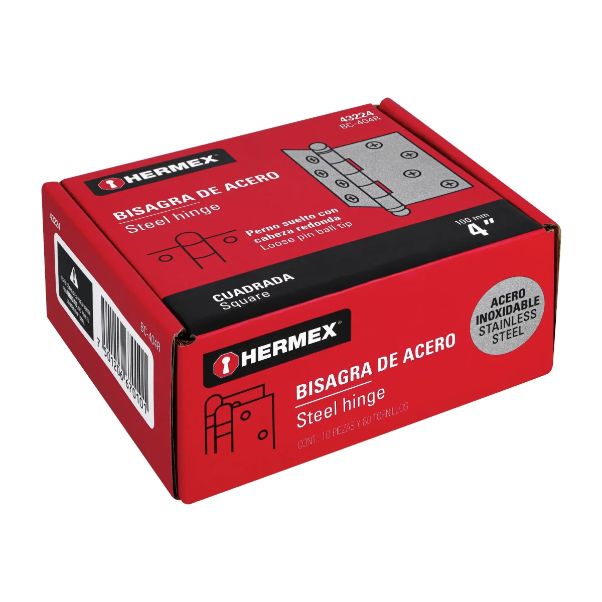 bisagra-cuadrada-4-inox-hermex-43224 - Imagen 2