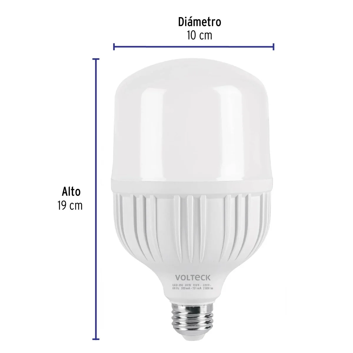 lampara-led-alta-potencia-30-w-1-pieza-volteck-truper-46226 - Imagen 4