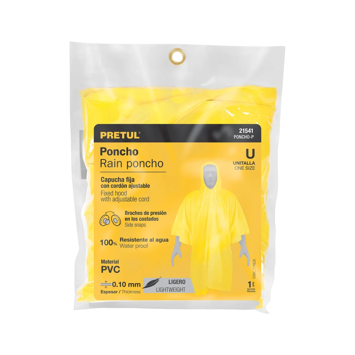 impermeable-poncho-pvc-1-pieza-pretul-21541 - Imagen 2