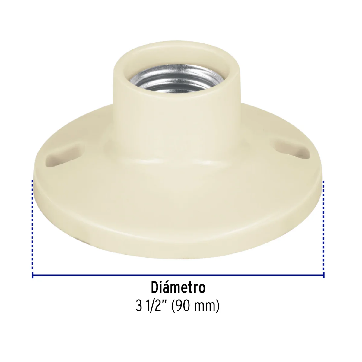 soquet-baquelita-3-1-2-pulgada-circular-1-pieza-truper-volteck-46519 - Imagen 4