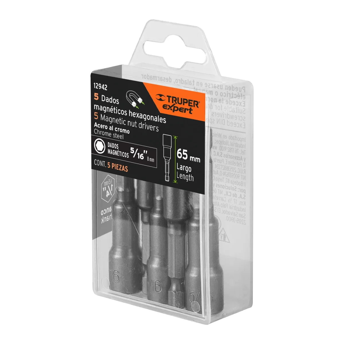 dado-magnetico-hex-5-16-1-pz-truper-expert-12942 - Imagen 2