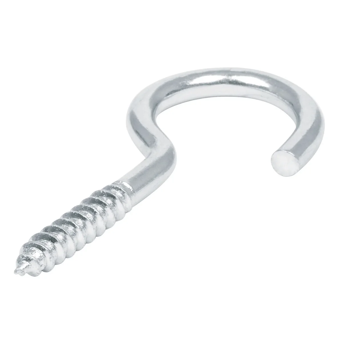 Armella abierta 19 x 60 mm galvanizada rosca gusano 1 pieza