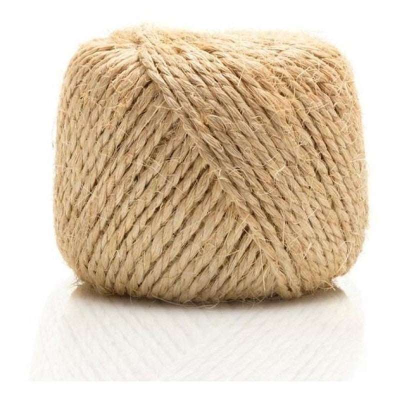 Bola de henequen, fibra 100% natural tamaño grande